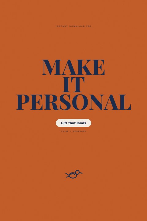 Make It Personal